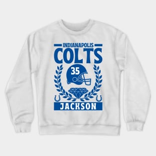 Indianapolis Colts Jackson 35 American Football Crewneck Sweatshirt